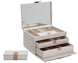 Wolf Chloe Medium Jewellery Box Cream 301053