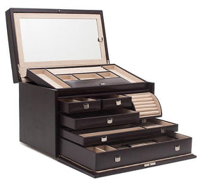 Wolf London Large Jewellery Box Cocoa 315006