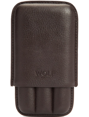 Wolf Cigar Case Blake 3 Piece Brown 306606