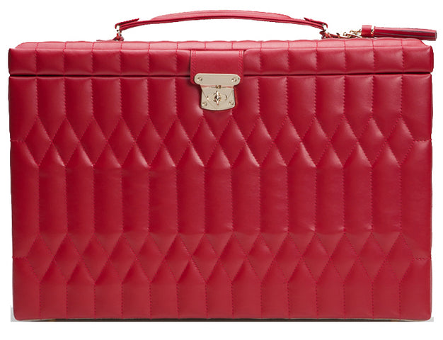 Wolf Jewellery Box Caroline Extra Large Red 329572