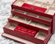 WOLF Jewellery Box Caroline Large Red