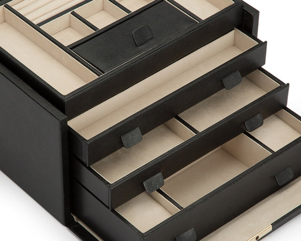 WOLF Jewellery Box Palermo Large Black Anthracite