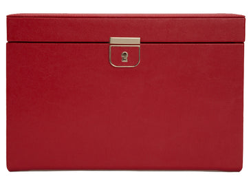 Wolf Jewellery Box Palermo Large Red 213072