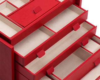 WOLF Jewellery Box Palermo Large Red