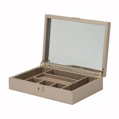 WOLF Jewellery Box Palermo Medium Pewter