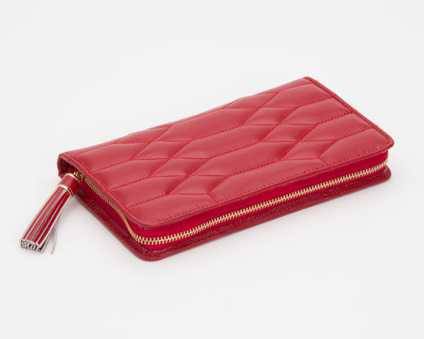 WOLF Jewellery Case Caroline Portfolio Red