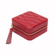 WOLF Jewellery Case Caroline Zip Travel Red