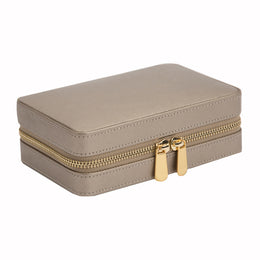 WOLF Jewellery Case Palermo Zip Pewter