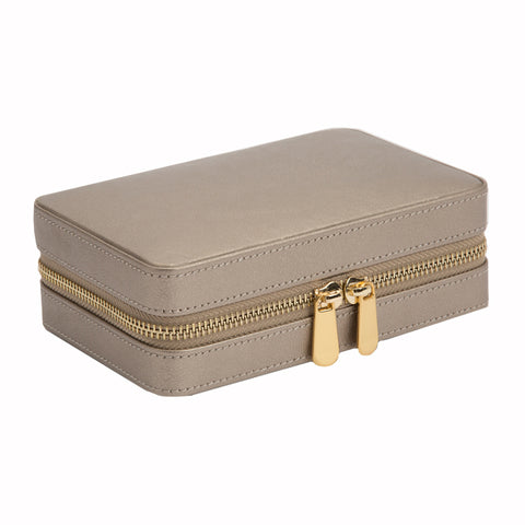 WOLF Jewellery Case Palermo Zip Pewter