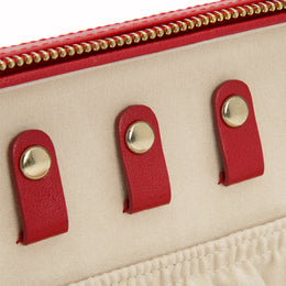 WOLF Jewellery Case Palermo Zip Red