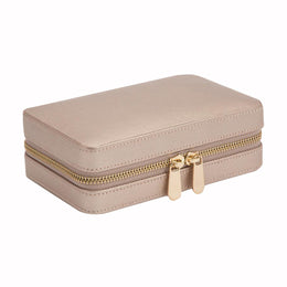 WOLF Jewellery Case Palermo Zip Rose Gold