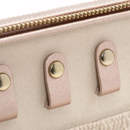 WOLF Jewellery Case Palermo Zip Rose Gold