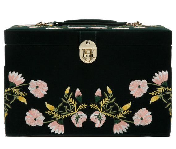 Wolf Jewellery Case Zoe Large Forest Green 393012