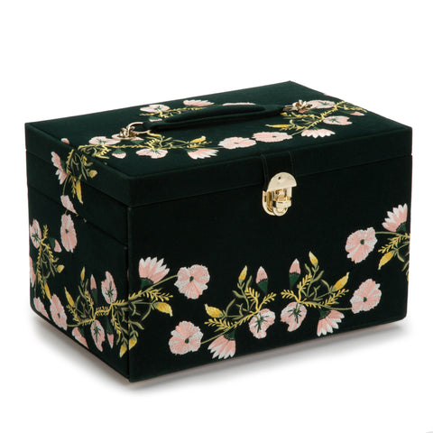 WOLF Jewellery Case Zoe Large Forest Green