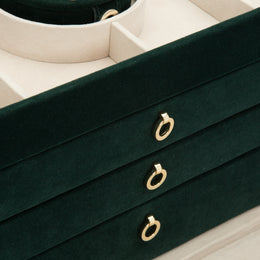 WOLF Jewellery Case Zoe Large Forest Green