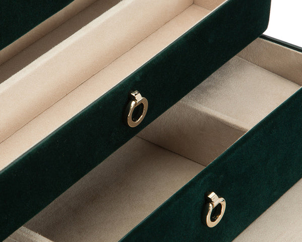 WOLF Jewellery Case Zoe Medium Forest Green