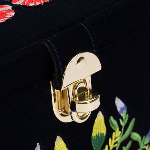 WOLF Jewellery Case Zoe Medium Indigo