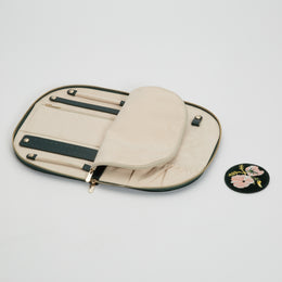 WOLF Jewellery Case Zoe Portfolio Forest Green