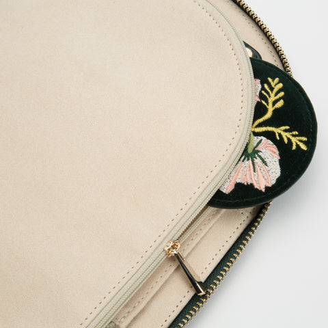 WOLF Jewellery Case Zoe Portfolio Forest Green