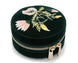 WOLF Jewellery Travel Case Zoe Round Forest Green