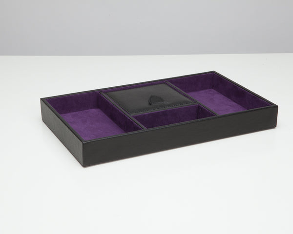 WOLF Valet Tray Blake Black Purple