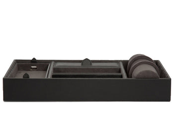 Wolf Valet Tray With Cuff Blake Black Grey 306402