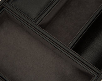 WOLF Valet Tray With Cuff Blake Black Grey