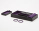 WOLF Valet Tray With Cuff Blake Black Purple