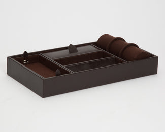 WOLF Valet Tray With Cuff Blake Brown
