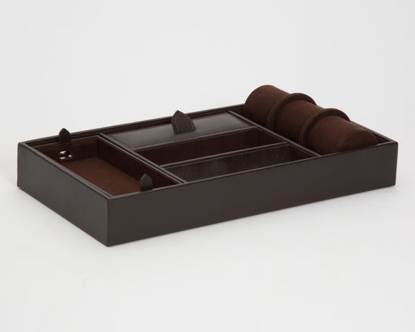 WOLF Valet Tray With Cuff Blake Brown