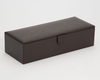 WOLF Watch Box Blake 5 Piece Brown