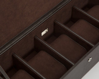 WOLF Watch Box Blake 5 Piece Brown