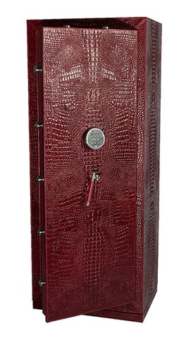 Wolf Watch Safe 1834 Churchill Red Croco