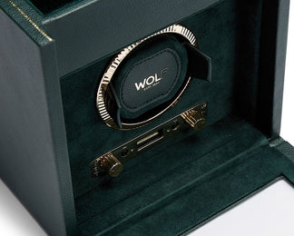 WOLF Watch Winder British Racing Green Single