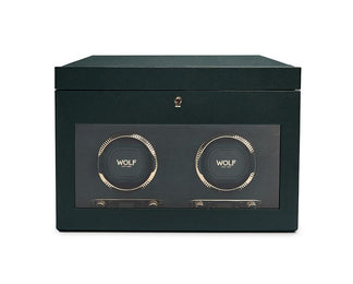 WOLF Watch Winder British Racing Green Double