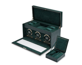 WOLF Watch Winder British Racing Green Triple