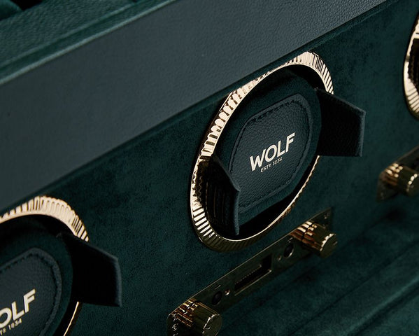 WOLF Watch Winder British Racing Green Triple
