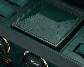 WOLF Watch Winder British Racing Green Triple