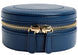 WOLF Jewellery Case Sophia Round Zip Case Indigo