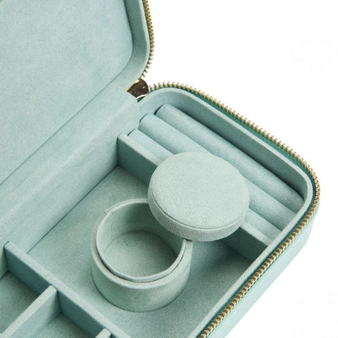 WOLF Jewellery Case Sophia Zip Case Jade