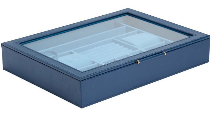 WOLF Jewellery Box Sophia With Window Indigo