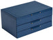 WOLF Jewellery Box Sophia With Drawers Indigo