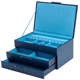 WOLF Jewellery Box Sophia With Drawers Indigo 392017