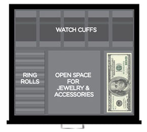 WOLF Watch & Jewellery Safe Atlas Titanium