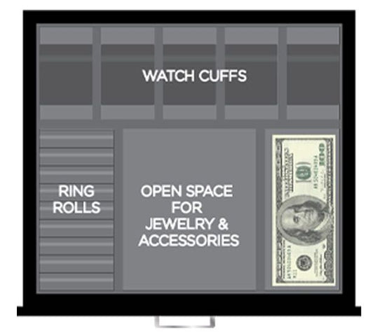 WOLF Watch & Jewellery Safe Atlas Titanium