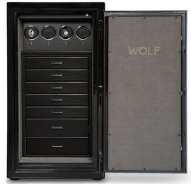 WOLF Watch Safe Atlas 4 Piece Onyx 490464