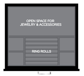 WOLF Watch Safe Atlas 4 Piece Onyx