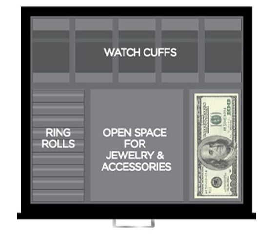 WOLF Watch Safe Atlas 4 Piece Onyx