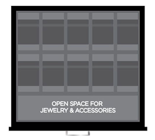 WOLF Watch Safe Atlas 4 Piece Onyx