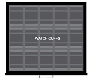 WOLF Watch Safe Atlas 4 Piece Onyx